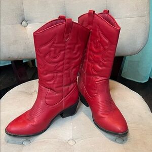 Charles Albert Red Heeled Boots